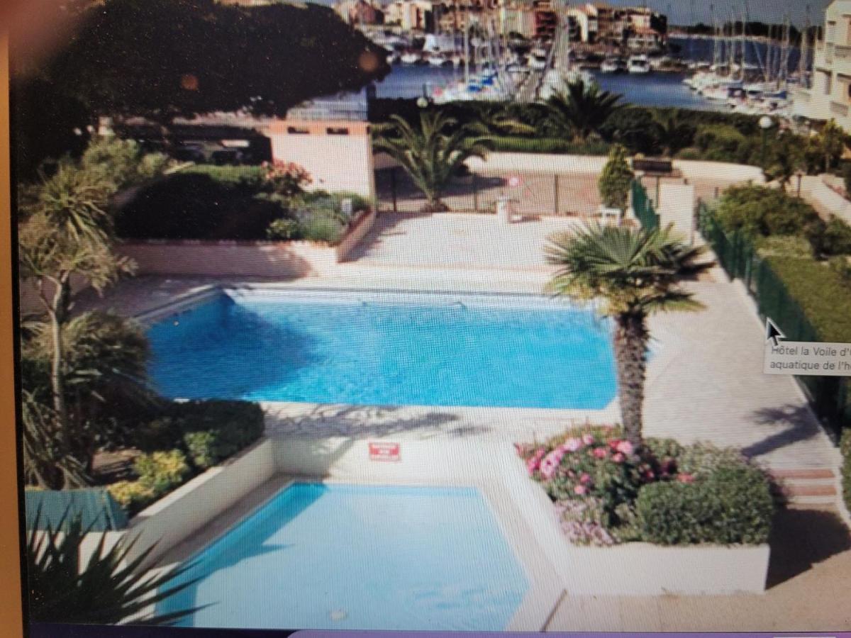 Studio Cap D Agde Vue Port Extérieur photo