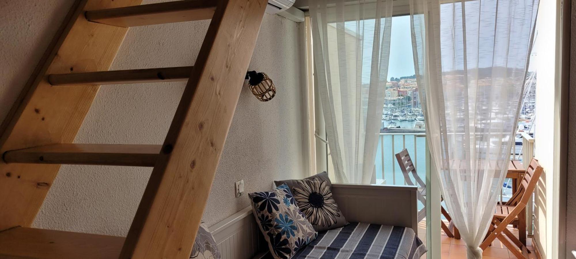 Studio Cap D Agde Vue Port Extérieur photo